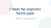 התינוקות של תשפ״ו